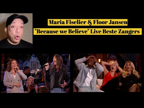 Reaction to Maria Fiselier & Floor Jansen "Because We Believe" OMG WOW, the panel had FLOORGASMS!!!