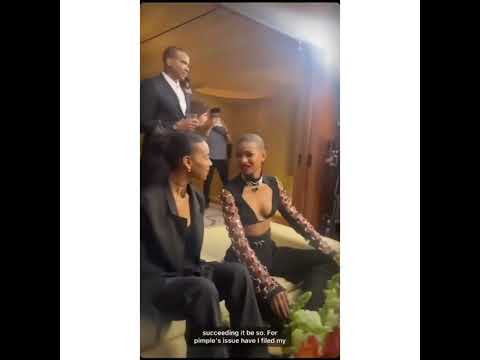 Smith Family viewing party at the oscars