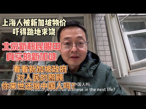 上海人被新加坡物价吓得跪地求饶 新加坡人也生活在水深火热之中?|北京新移民眼中真实的新加坡|看看新加坡政府对人民的照顾 你来世还做中国人吗