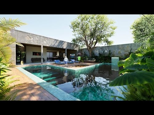 PROJETO ÁREA DE LAZER COM PISCINA -EM BREVE PROJETO COMPLETO COM ANTES E DEPOIS...