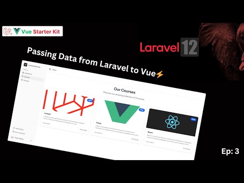Episode 3: Passing Data from Laravel to Vue β‘ | Make Your Pages Dynamic