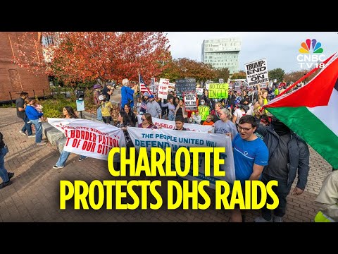 Charlotte Activists Protest DHS Raids Amid Immigration Crackdown | Trump | N18G