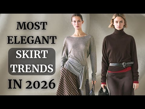 What Skirt Trends Elegant Women Are Wearing in 2026