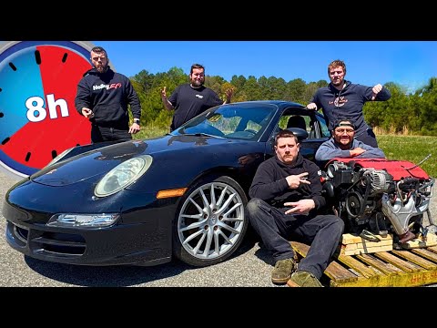 We CORVETTE Engine Swapped This PORSCHE 911 in 8 HOURS!