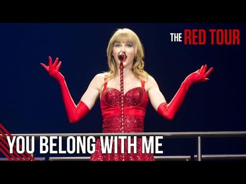 Taylor Swift - You Belong With Me (Live on The Red Tour)