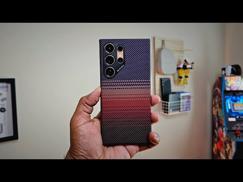 The Almost Perfect Aramid Case for Galaxy S24 Ultra: Pitaka MagEz Case 4(Sunset)