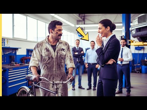 SE RIERON DE ÉL POR LLEGAR EN BICICLETA… PERO ELLA NO SABÍA QUIÉN ERA REALMENTE