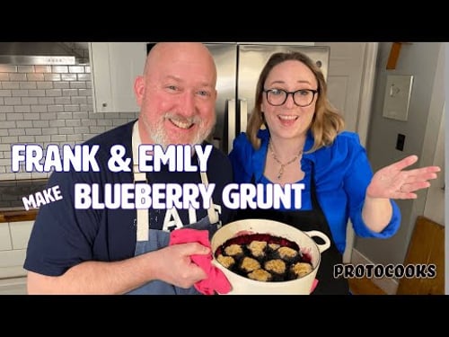 Chef Frank & Emily Duncan make a Blueberry Grunt