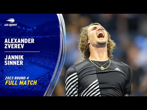 Alexander Zverev vs. Jannik Sinner Full Match | 2023 US Open Round 4