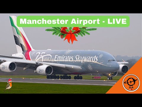 Manchester Airport LIVE | Tue 23rd Dec '25 | Manchester / Ringway / EGCC