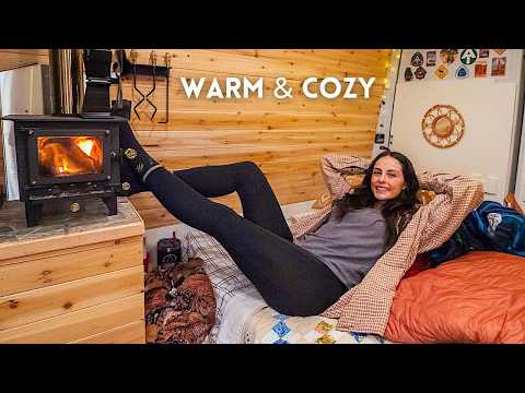 Solo Winter Van Camping in -5° F