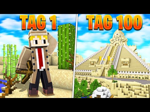 Schaffe ich es 100 Tage in einer WÜSTE zu überleben?