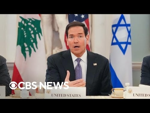 Rubio says Israel-Lebanon talks are a "process, not an event"