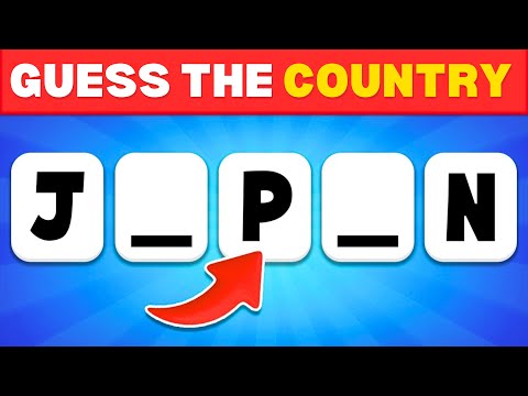 Can You Guess The Country Without Vowels? 🌎🤔 Country Quiz