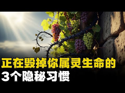 经文解读:正在毁掉你属灵生命的3个隐秘习惯--多数人都没意识到