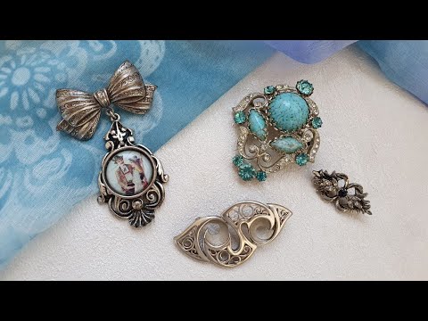 Бирюза, серебро и другие находки блошиного рынка и интернета. Винтажные украшения.