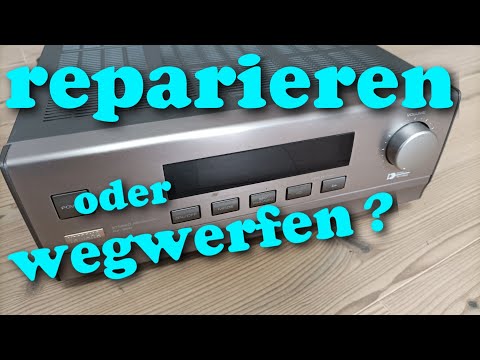Verstärker Yamaha reparieren keine Funktion mehr und schaltet nicht ein