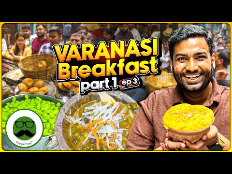 Banaras Breakfast Pt 1| Ram Bhandar Kachori , Maliyo , Rasvanti Sweets & More | Veggie Paaji Kashi
