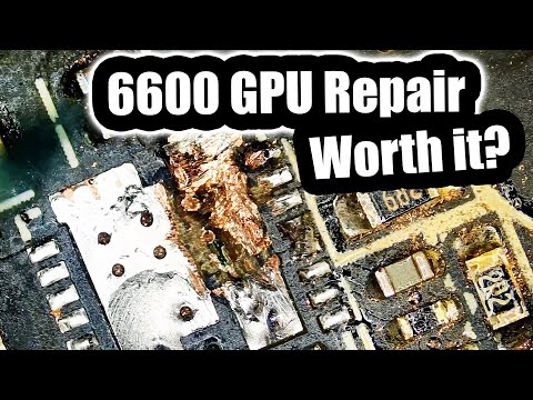 PowerColor Radeon RX 6600 GPU Repair - Is it really worth it?