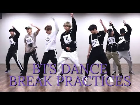 BTS dance break practices