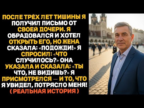 После трёх лет тишины я получил письмо от дочери Но, присмотревшись, понял — что то не так