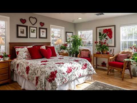 💖 Grandmillennial Valentine: Blending Classic Prints with Romantic Accents for a Cozy Home