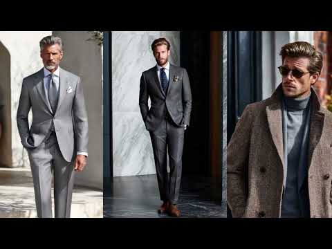 Elegant Gray Trend for Autumn 2025 | Luxurious Modern Menswear Inspiration & Styling Ideas