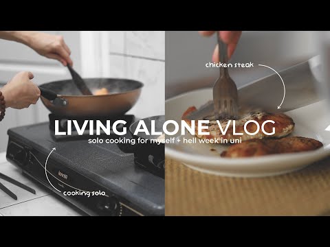 living alone vlog | what i eat in a week, exam week in dental school