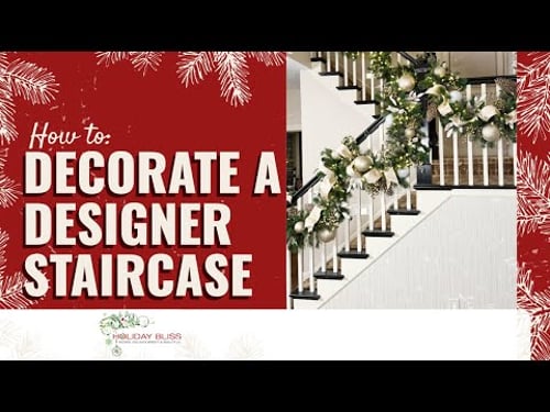 How to Decorate a Designer Staircase