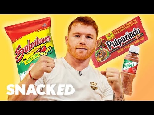 Canelo Álvarez Breaks Down His Favorite Snacks | Snacked