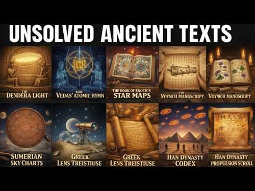 10 Ancient Texts That Reveal Technologies Ahead of Their Time