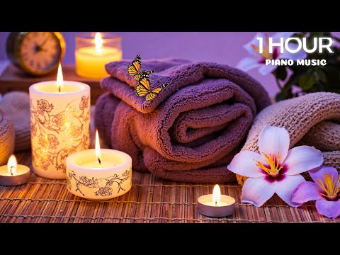 Relaxing Piano + Candle Ambience ✨ Insomnia Relief, Reduce Stress & Depression | Calm Mind & Body