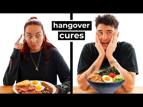 Hungover People Try Each Others Hangover Cures