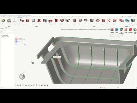 HyperWorks 2022.2: Geometry topology clean up using Surface Repair tool