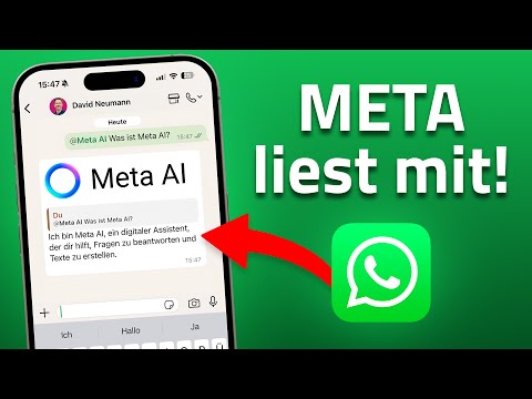 Blauer Kreis in WhatsApp (Meta AI): So schützt du deine Chats!