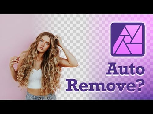 Auto Background Remover Workarounds for Affinity Photo 2.3