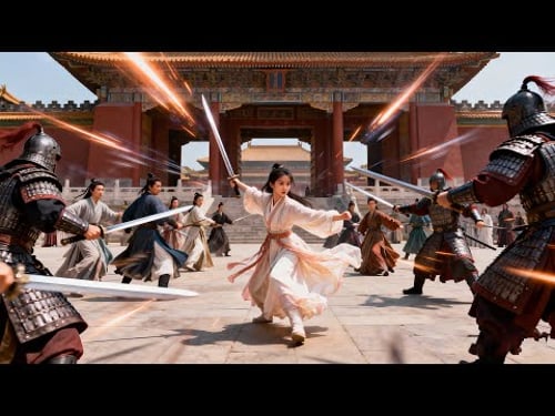 皇帝召開比武大會選取大將軍,看似柔弱的少女竟是功夫大師,力壓群雄,奪得頭籌!⚔️ 功夫 MMA | Kung Fu #战争 #逆袭