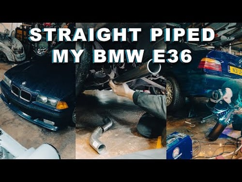 I STRAIGHT PIPED my BMW E36 and RUINED IT!