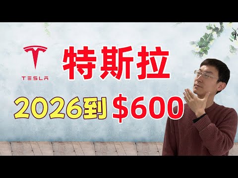 特斯拉2026年到$600!我来告诉你为什么