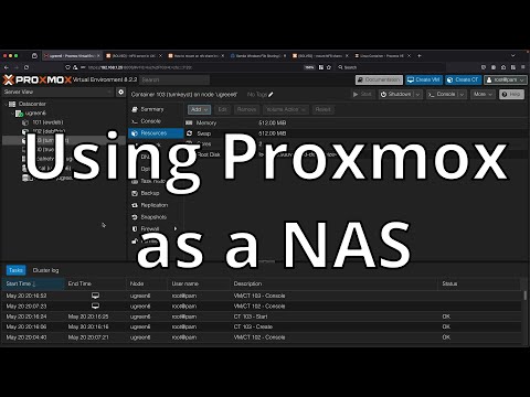Running a NAS on Proxmox, Different Methods and What to Know