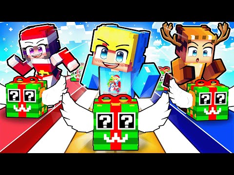 Wir spielen ein EXTREM WEIHNACHTS LUCKY BLOCK RENNEN in Minecraft!