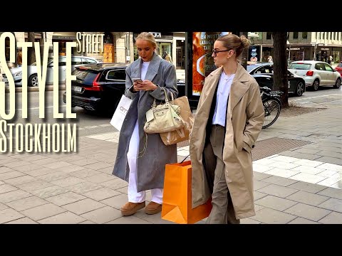 +14°C☀️| Stockholm Street Fashion 2025 | Scandinavian Street Style | Spring Summer Fashion Trends
