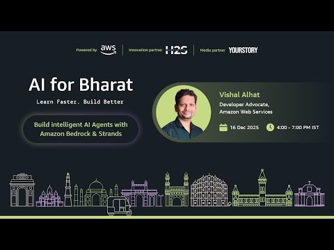 Workshop 4 - Build intelligent AI Agents with Amazon Bedrock & Strands | AI for Bharat