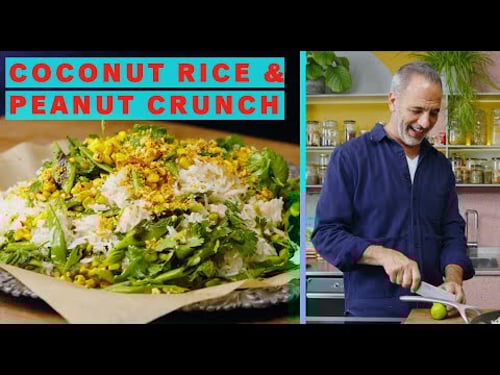 Coconut rice with peanut crunch | Ottolenghi Test Kitchen