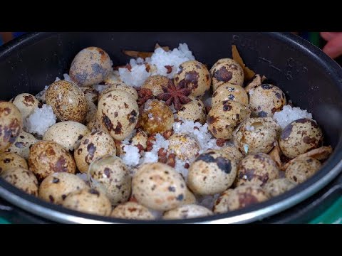 原来外面买的盐焗鹌鹑蛋做法这么简单,咸香入味,超级好吃,一口一个根本停不下来#like #cooking #food #delicious