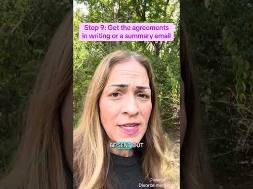 Step 9: Protect Your Divorce Progress with a Summary Email #shorts