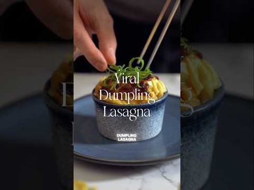Viral dumpling lasagna #chefromainavril