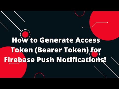 🔑 How to Generate Access Token (Bearer Token) for Firebase Push Notifications! 🚀📲