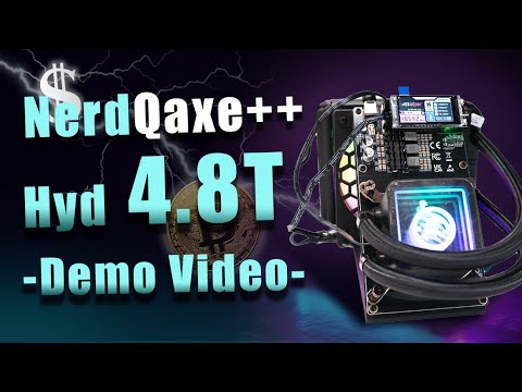 NerdQaxe++ Hydro 4.8T — Ultra-Quiet, Cool Running & Proven to Solo Mine 3.125 BTC
