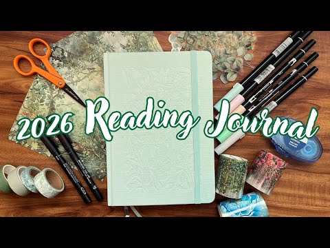 Setting Up My 2026 Reading Journal - Simple Nature Spreads